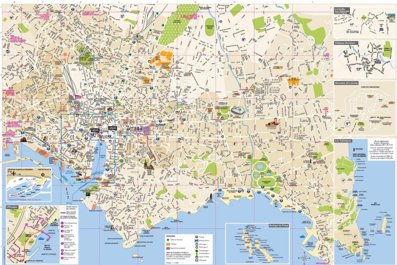 Le Zenterrasse En Villewifi-Netflix-Calme Leilighet Marseille Eksteriør bilde